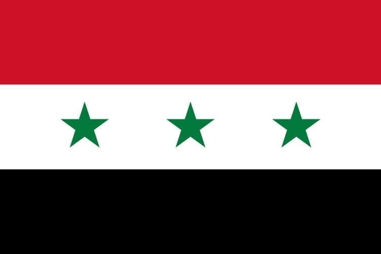 Iraq flag 1963 to 1991