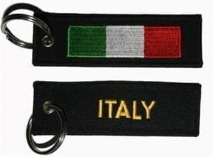 Italy flag keyring