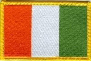 Ivory Coast flag patch