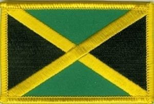 Jamaica flag patch