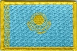 Kazachstan flag patch