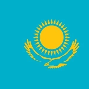 Kazachstan flag