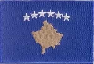 Kosovo flag patch