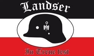 Landser In Treue fest flag