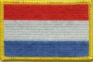 Luxembourg flag patch