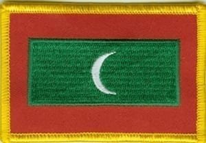 Maldives flag patch