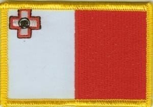 Malta flag patch