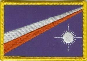 Marshall Islands flag patch
