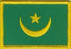 Mauritania flag patch