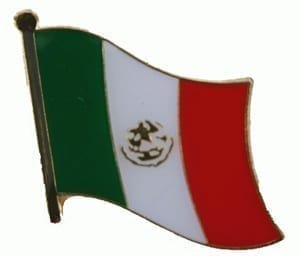 Mexico flag lapel pin