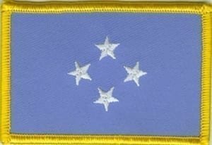 Micronesia flag patch