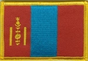 Mongolia flag patch