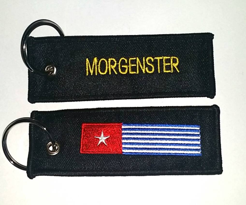 Morning Star West Papua flag Keyring