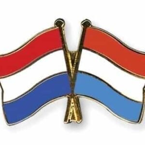 Netherlands Luxembourg Friendship pin flags