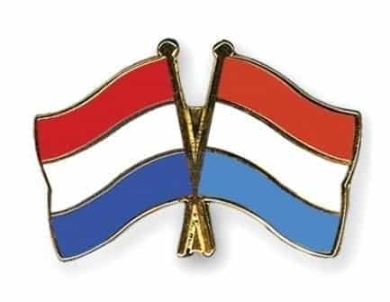 Netherlands Luxembourg Friendship pin flags