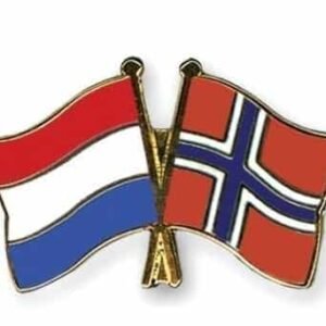 Netherlands Norway Friendship Flag Pin