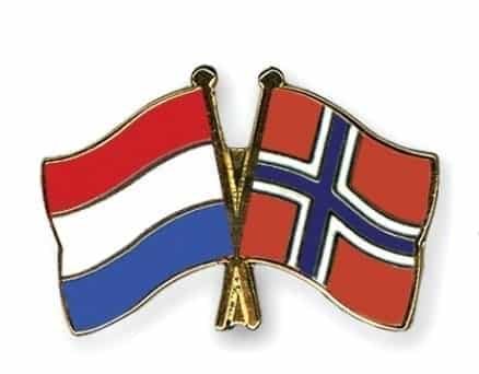 Netherlands Norway Friendship Flag Pin