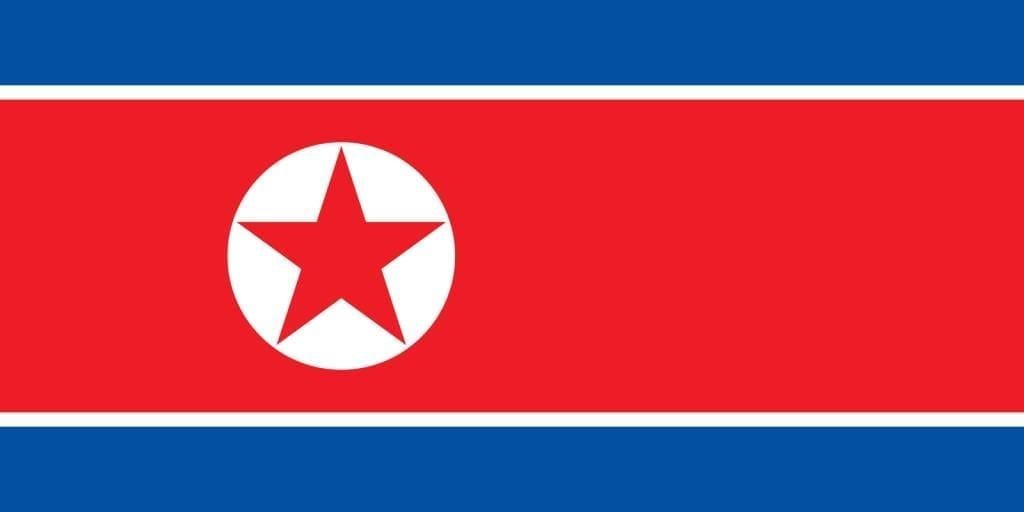 Korea North flag