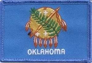 Oklahoma State flag patch