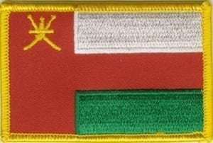 Oman flag patch