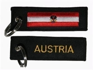 Austria flag keyring