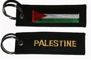 Palestine flag keyring