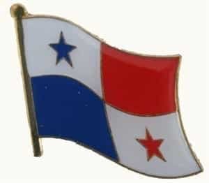 Panama flag lapel pin
