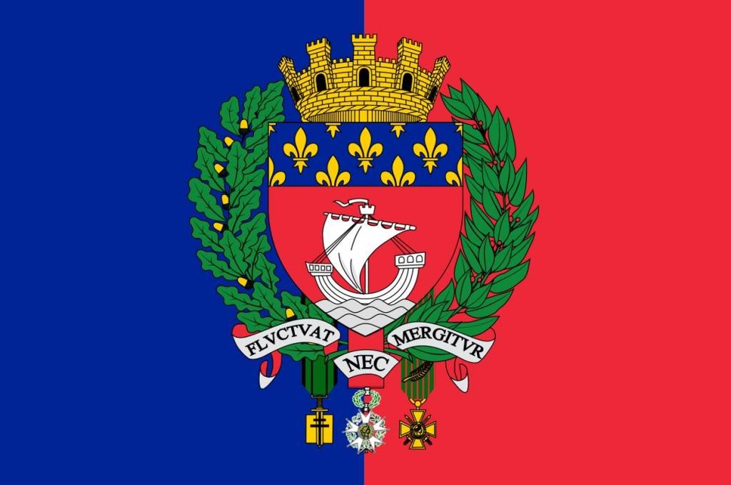 French Region Paris flag