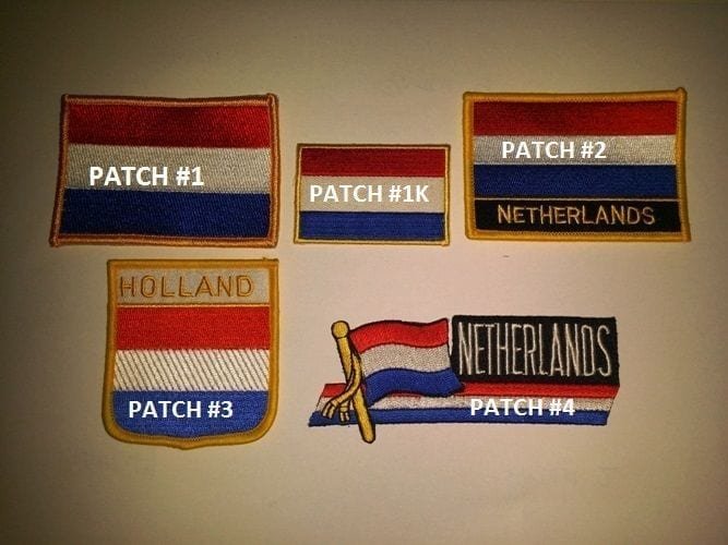 Netherlands flag patch