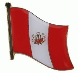 Peru flag Pin