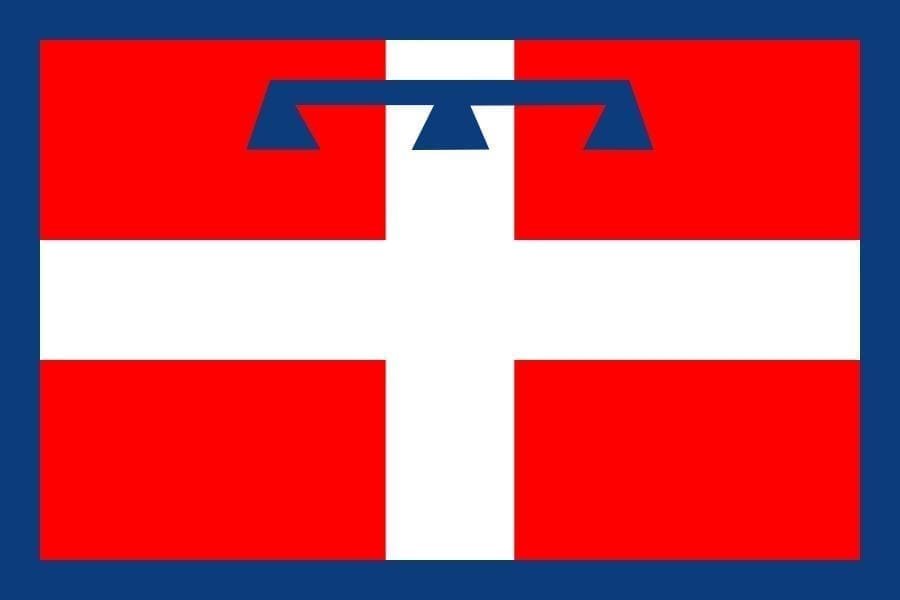 Piemont region flag