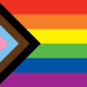 Progress Pride Regenboog vlag