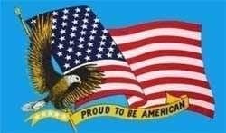 Proud To Be American flag