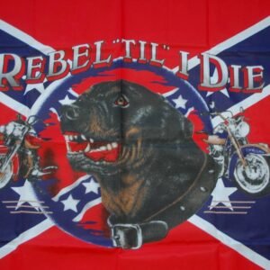 Confederates Rebel Til I Die flag