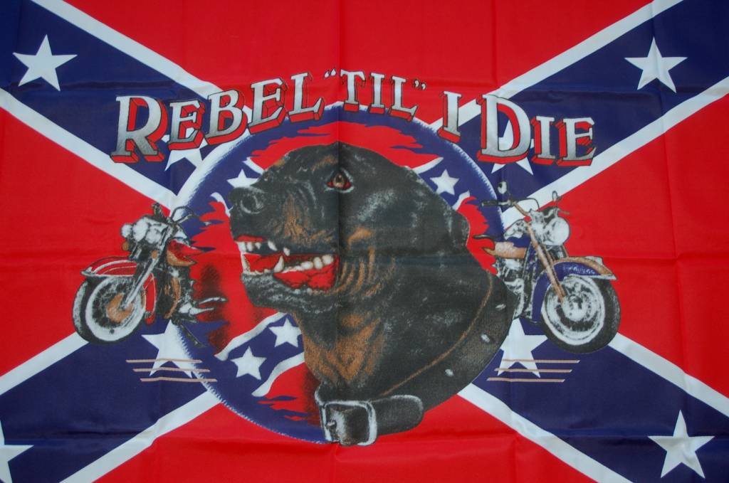 Confederates Rebel Til I Die flag