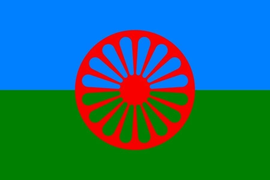 Gypsy Roma flag