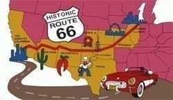 Route 66 flag