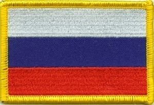 Russia flag patch