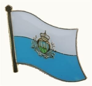 San Marino flag pin
