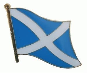 Scotland St Andrew flag pin