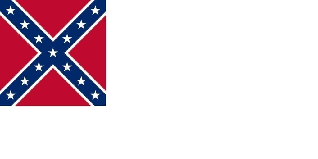 USA 2nd Confederate flag