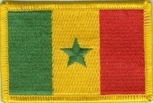 Senegal flag patch