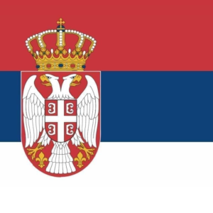 Servia Serbia Crest flag