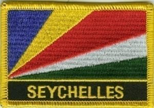 Seychelles flag patch