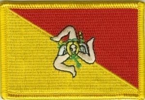 Sicily flag patch