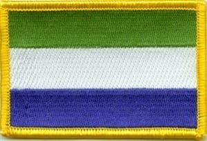 Sierra Leone flag patch