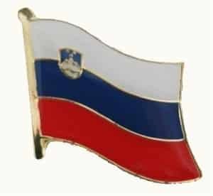 Slovenia flag lapel pin