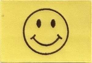 Smiley flag patch