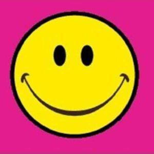 Smiley Pink vlag
