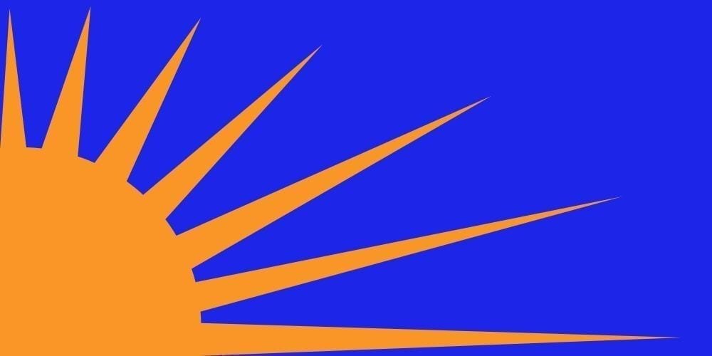 Sunburst flag
